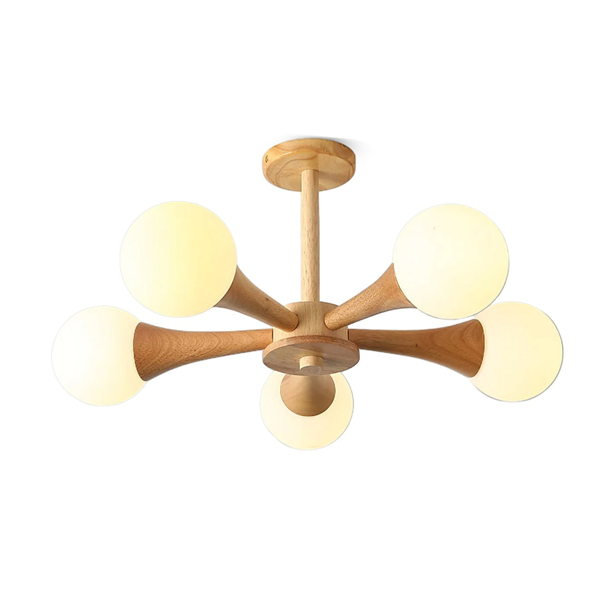 Briarshire Wooden Nera Chandelier