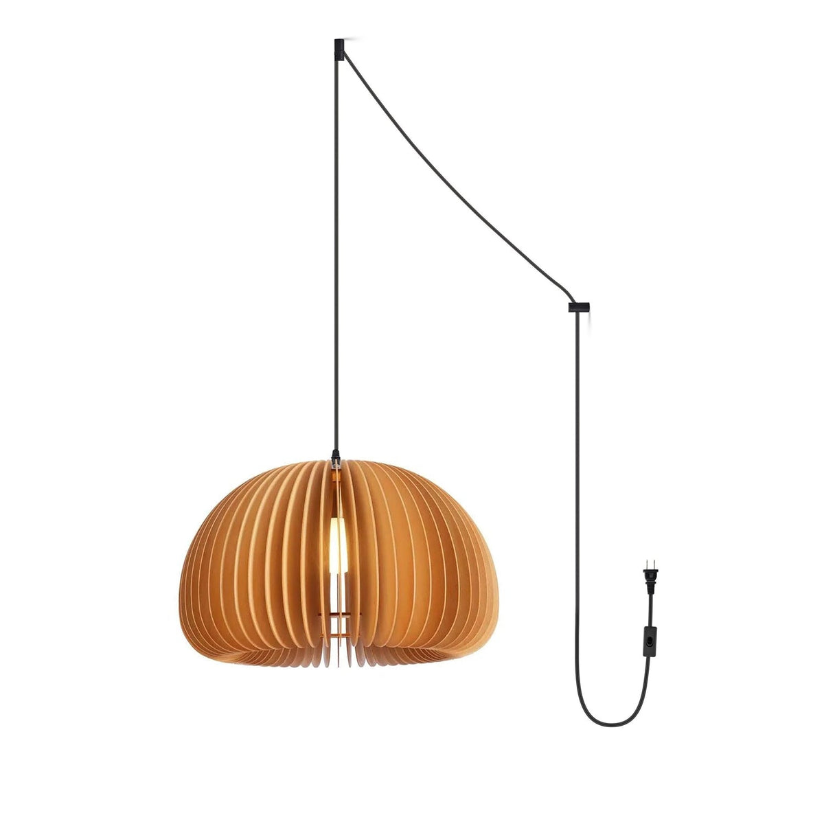 Enoris Wood Retro Pendant Lights