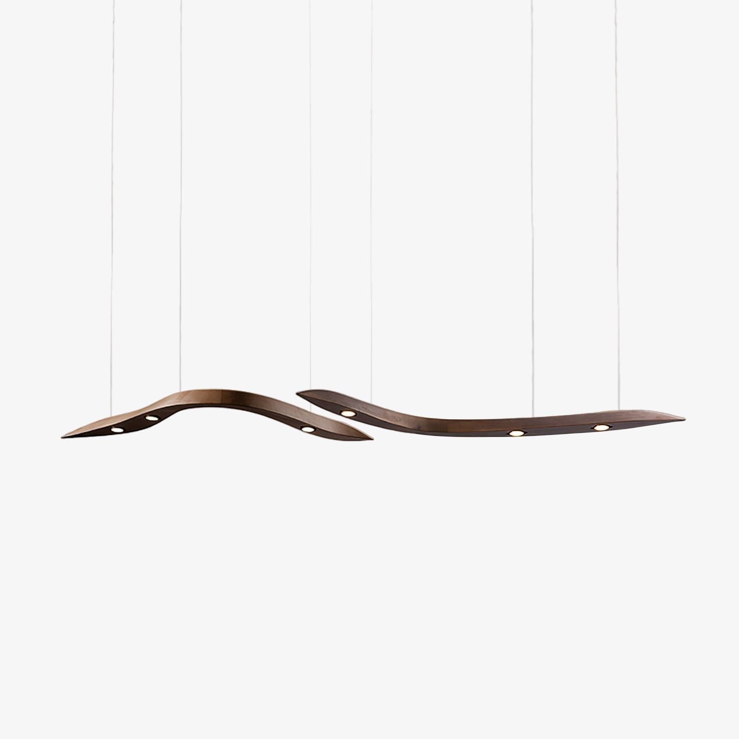 Queral Flow Minimalist Wood Pendant Lamp