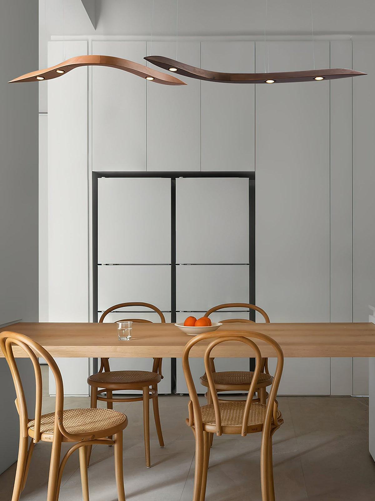 Queral Flow Minimalist Wood Pendant Lamp
