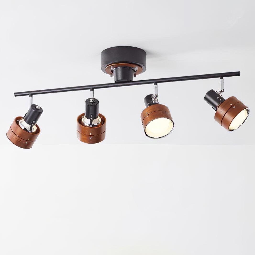 Elsorila Elegance Adjustable Spot Wooden Ceiling Lamp