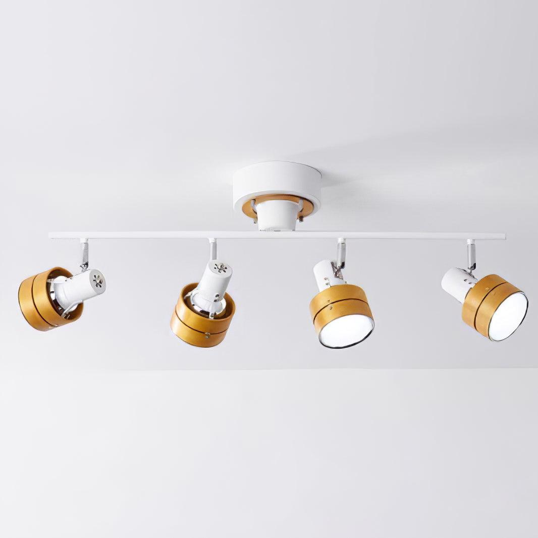 Elsorila Elegance Adjustable Spot Wooden Ceiling Lamp
