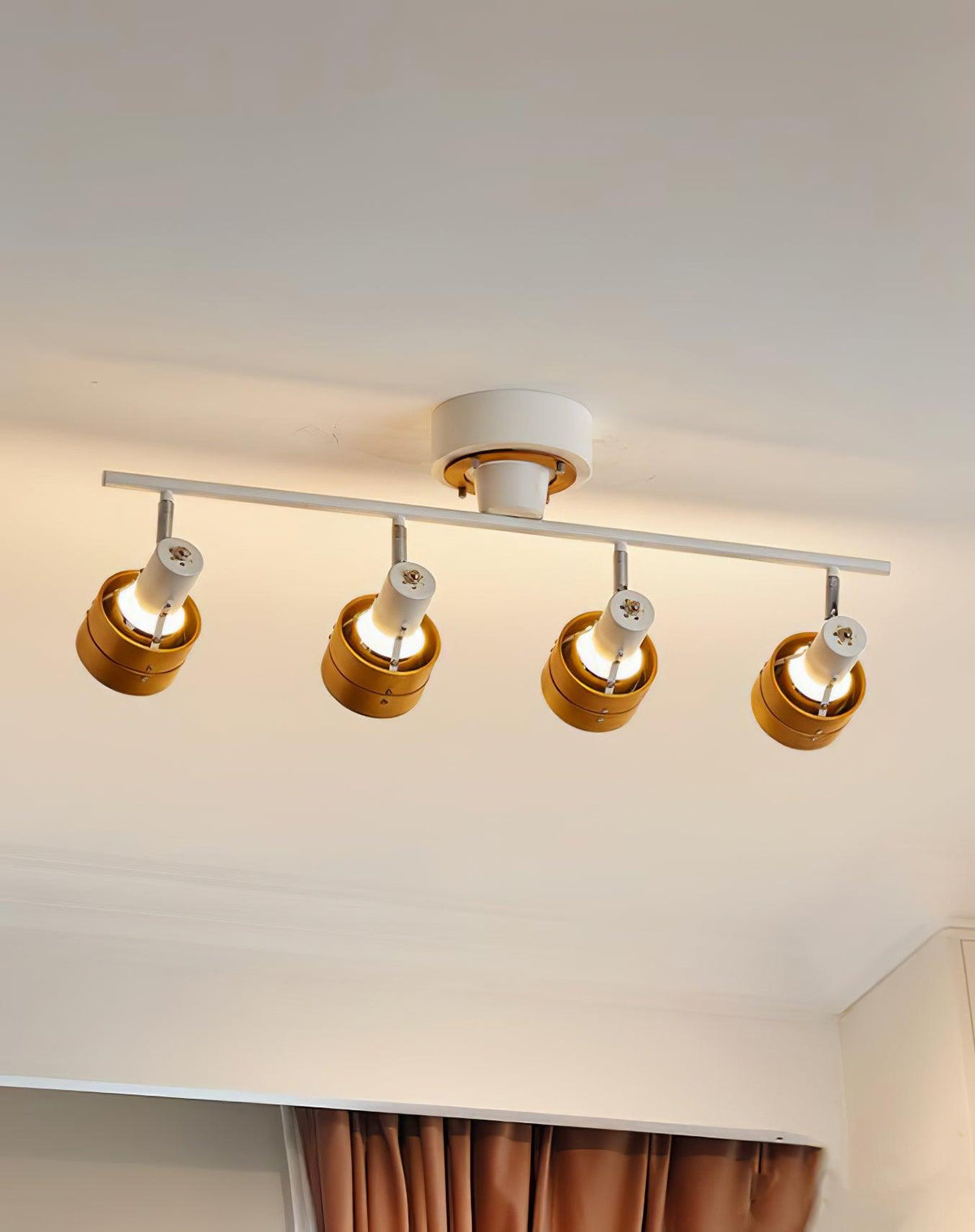 Elsorila Elegance Adjustable Spot Wooden Ceiling Lamp