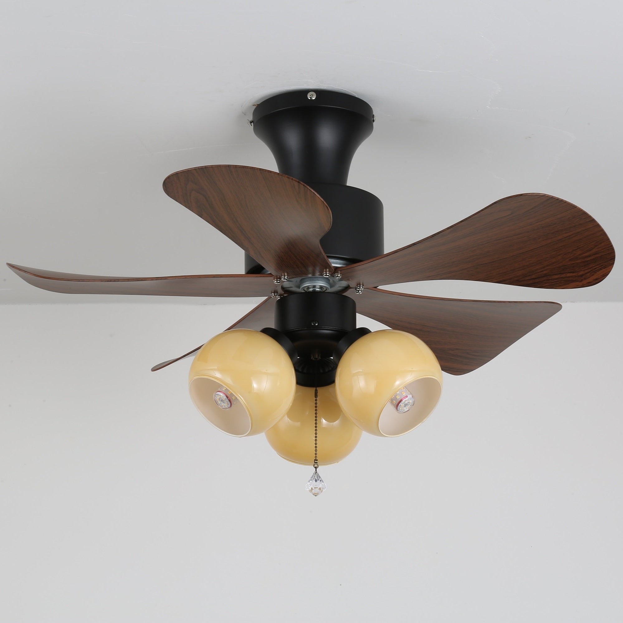 Rinania Vintage Wood Ceiling Fan Light