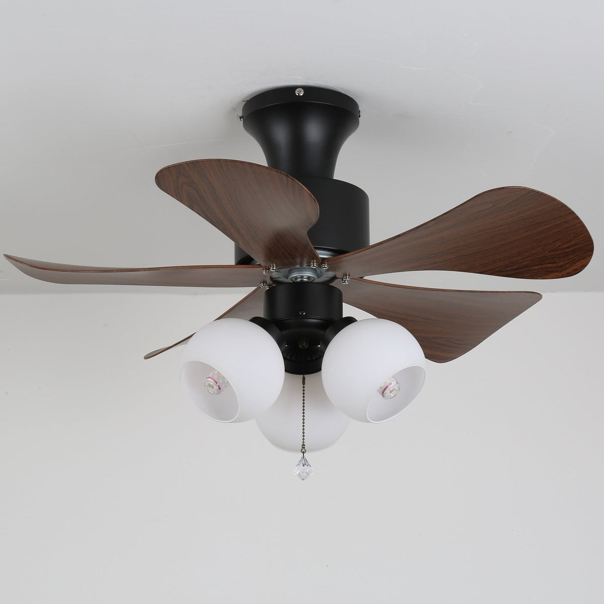 Rinania Vintage Wood Ceiling Fan Light