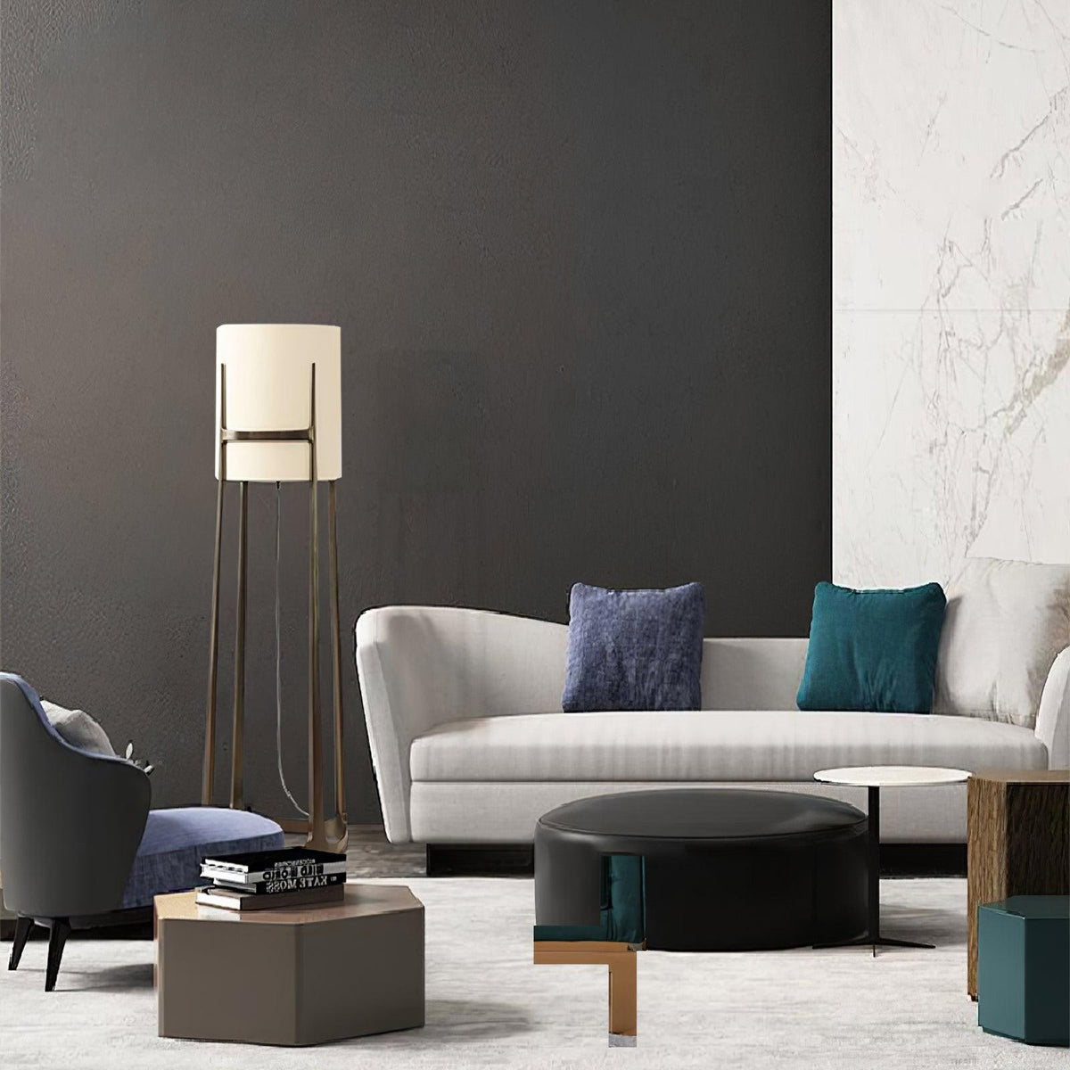Mirinelle Classic Fabric Floor Lamp