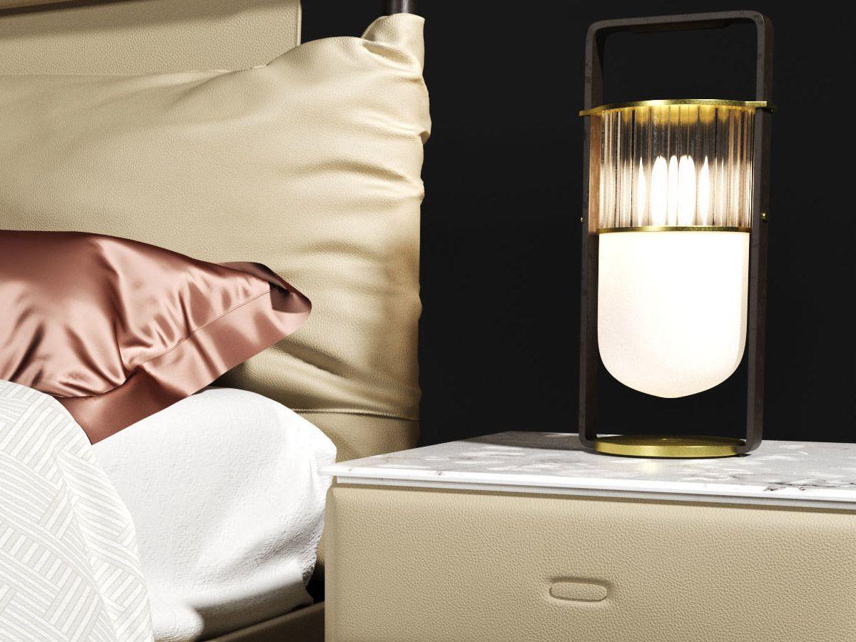 Kiorven Glass Artistic Table Lamp