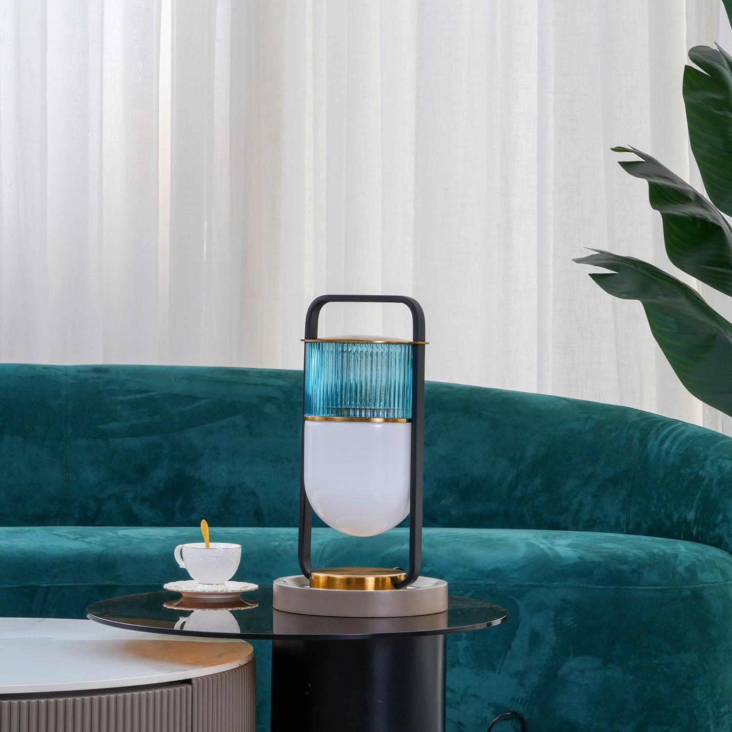 Kiorven Glass Artistic Table Lamp