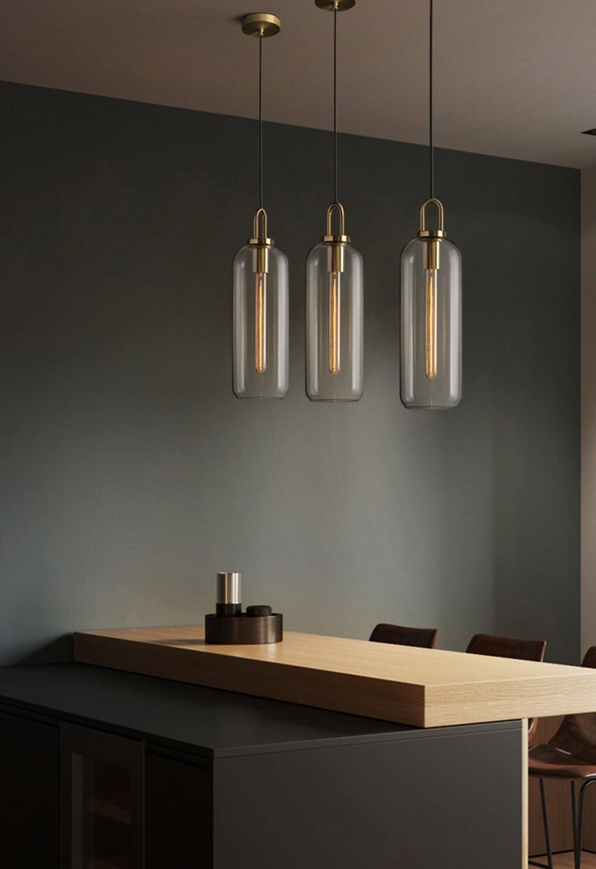 Sevelo Pendant Lamp Frosted Glass Swag Adjustable