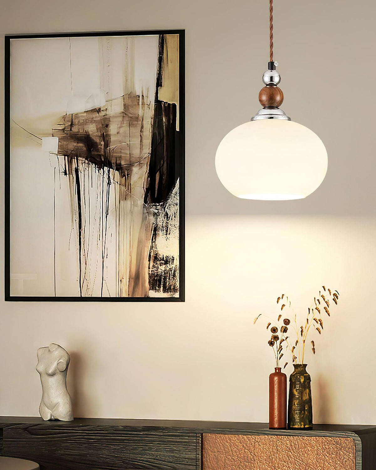 Eiruelia Modern Glass Pendant Lamp