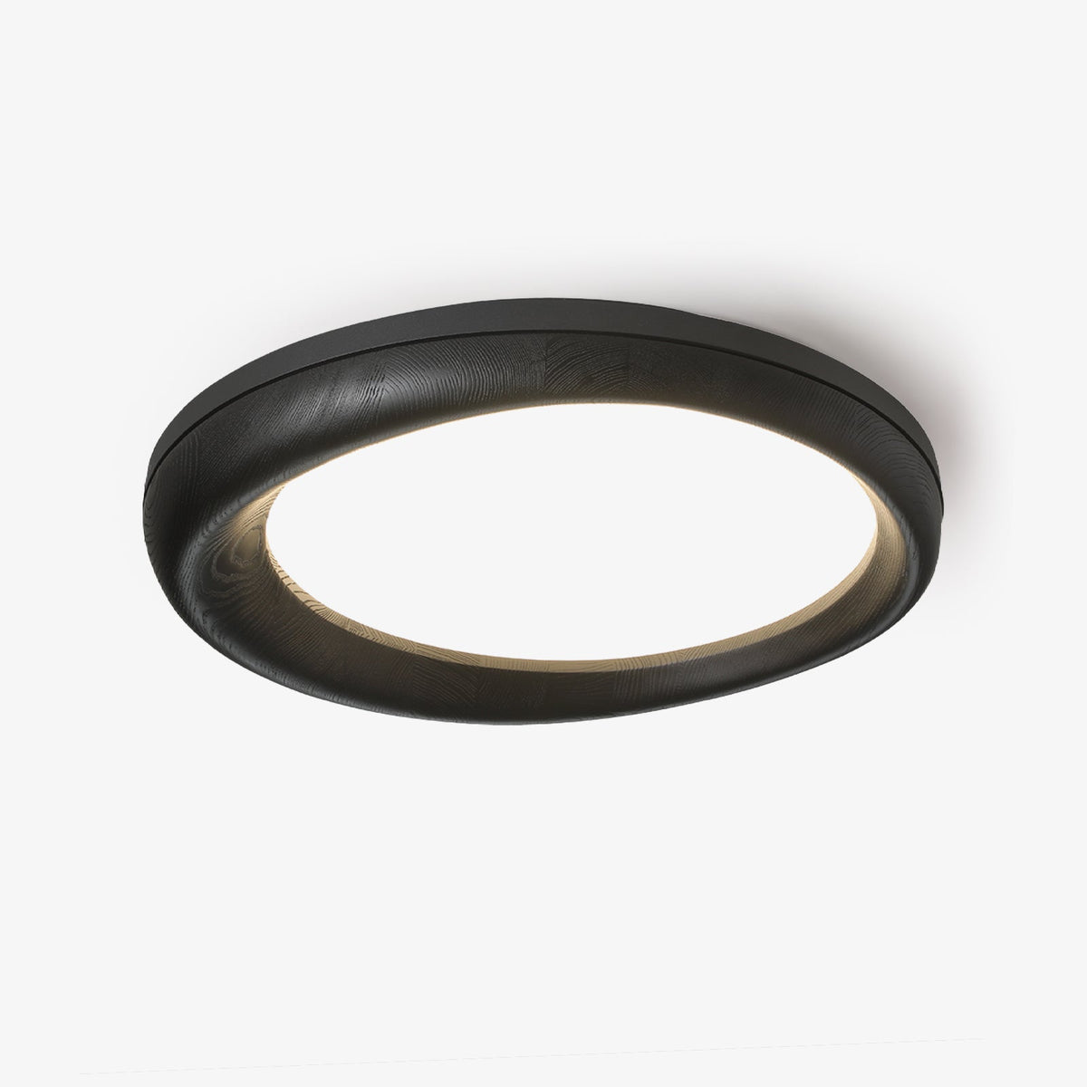 Eurtheara Organic Wood Glass Ceiling Light