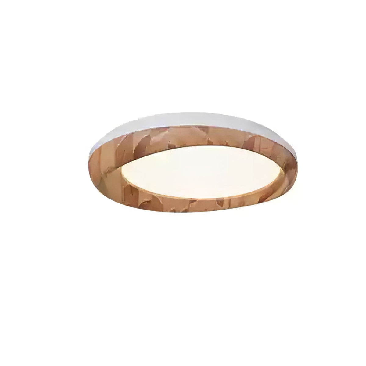 Eurtheara Organic Wood Glass Ceiling Light
