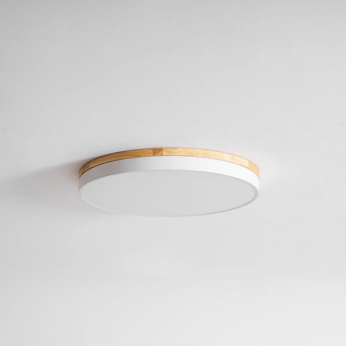 Clairshire Circular Wood Flush Mount Ceiling Light