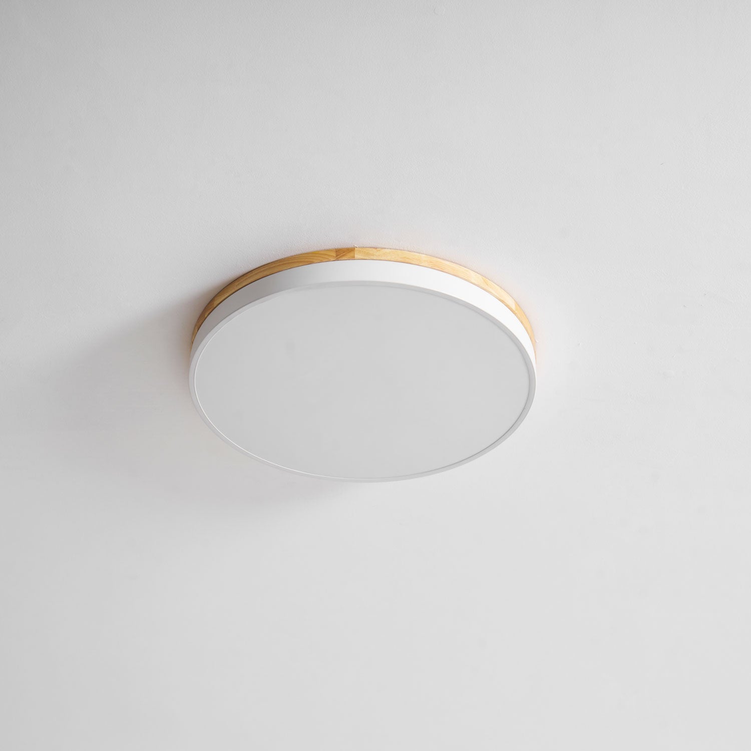 Clairshire Circular Wood Flush Mount Ceiling Light