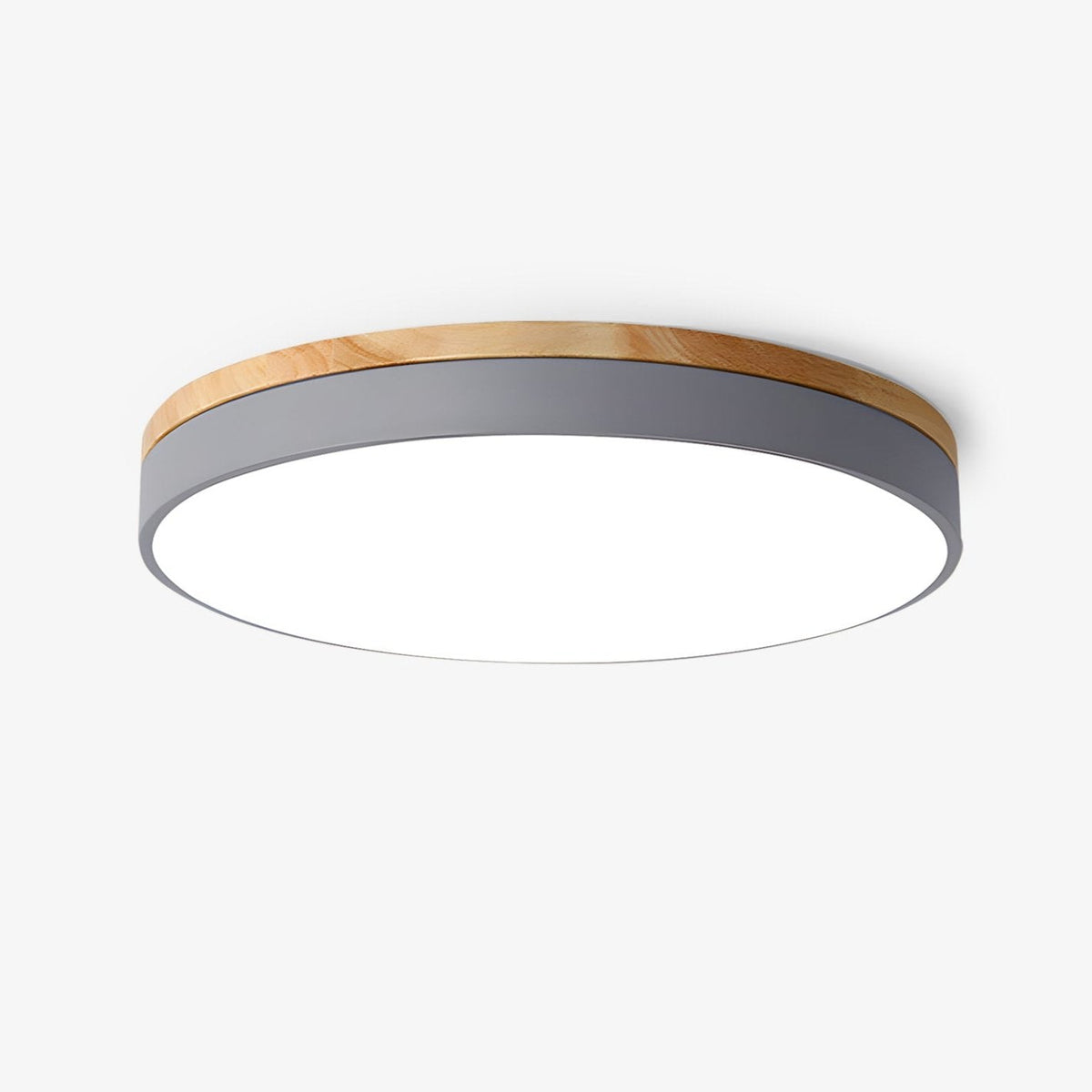 Clairshire Circular Wood Flush Mount Ceiling Light