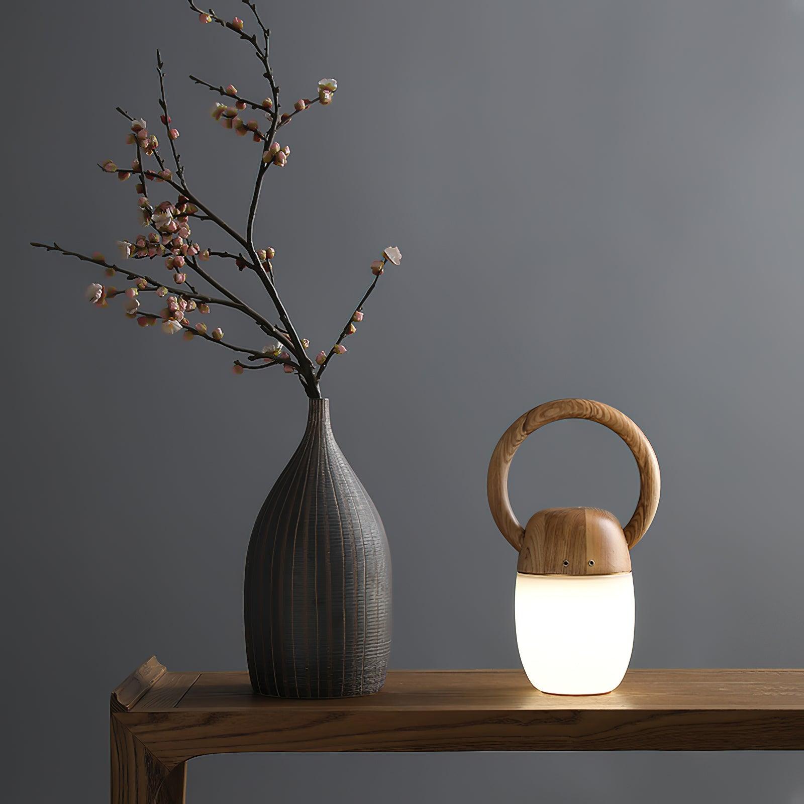 Sylelina Minimalist Wood Table Lamp