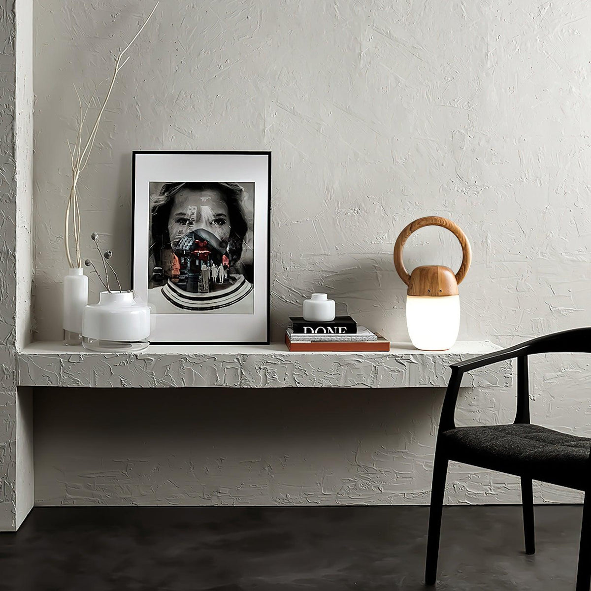 Sylelina Minimalist Wood Table Lamp