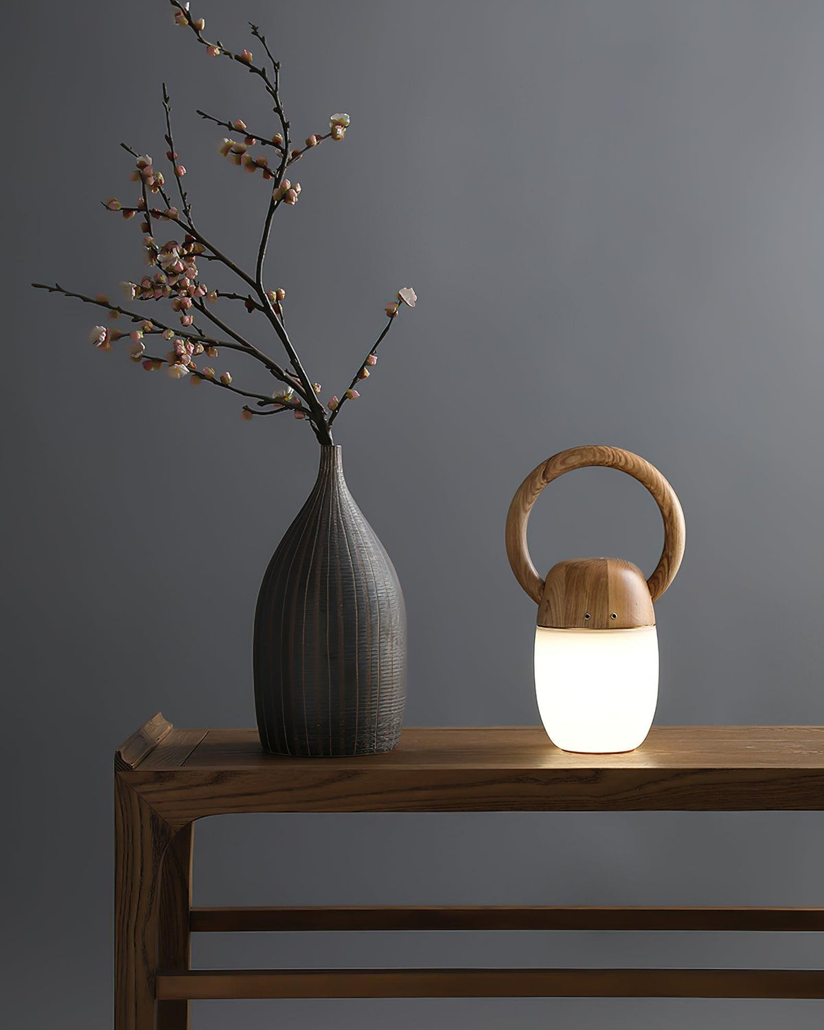 Sylelina Minimalist Wood Table Lamp