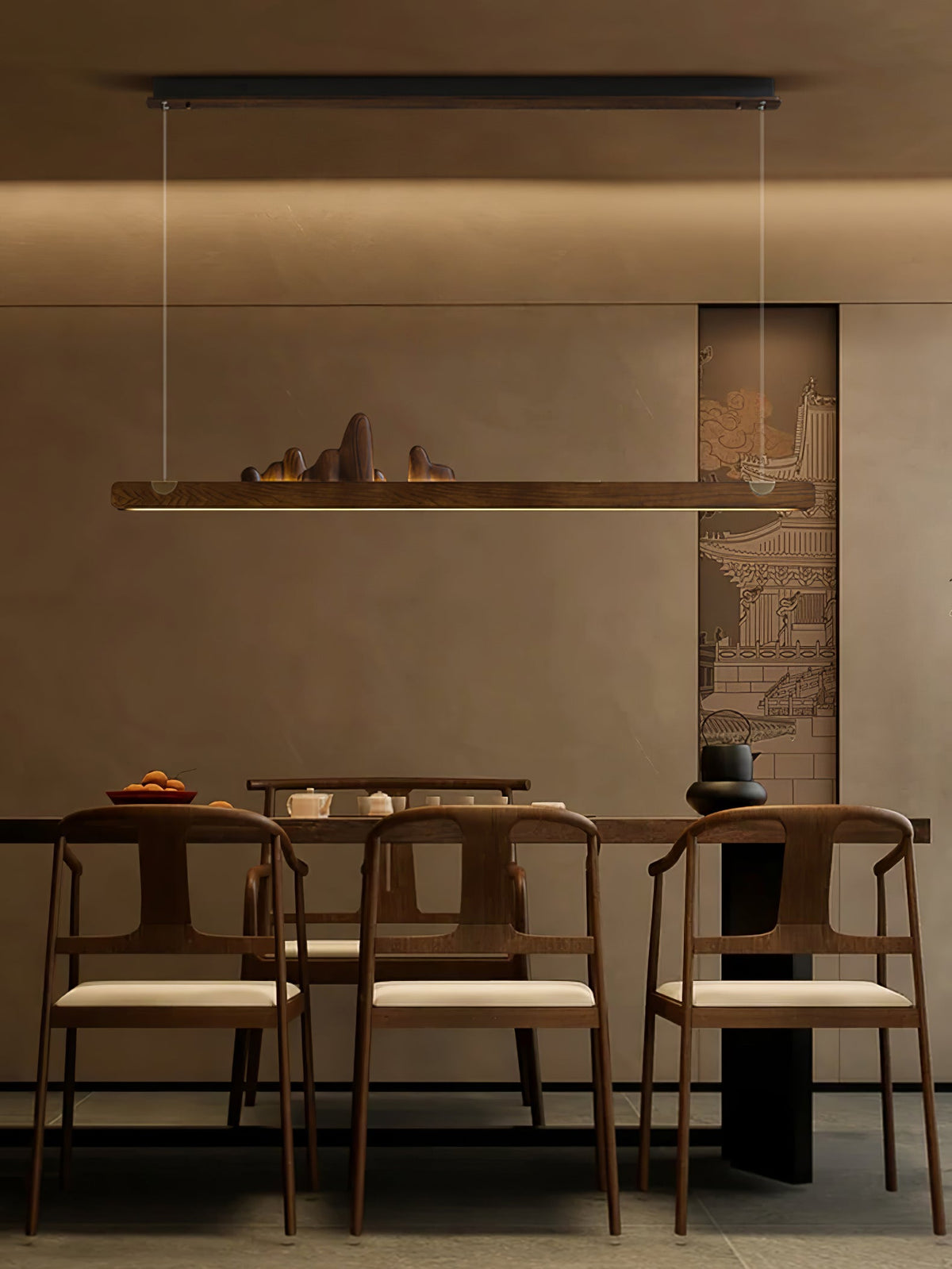 Elvaaine Modern Wood Pendant Light