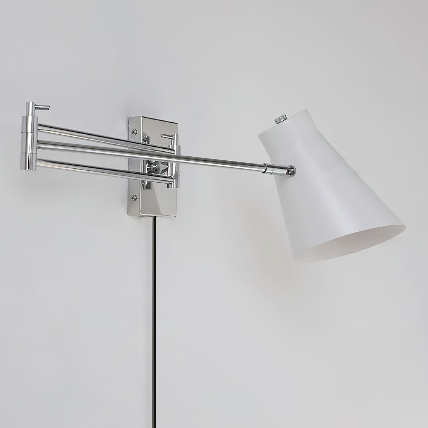 Wall Lamp Body and Shade Adjustable Arm Minimalist Modern - Neutral Decor