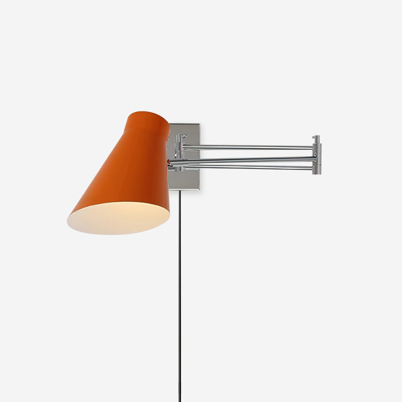 Wall Lamp Body and Shade Adjustable Arm Minimalist Modern - Neutral Decor