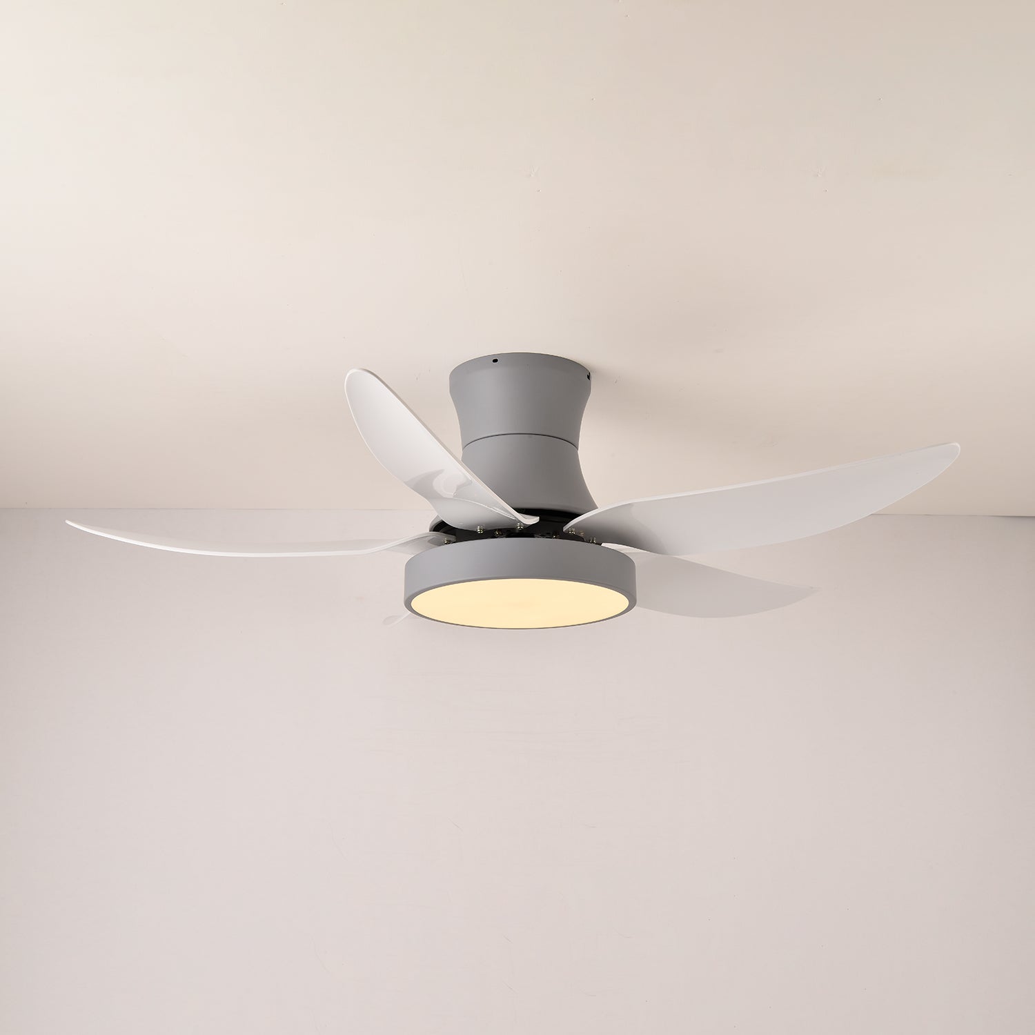 Jada Modern Black Ceiling Fan Light