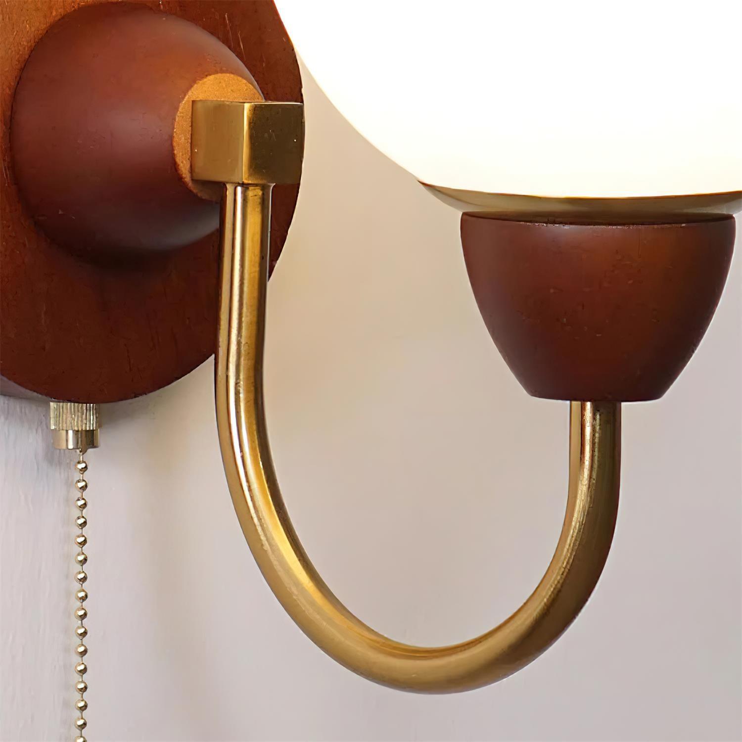Liora Wooden Wall Lamp - Neutral Decor