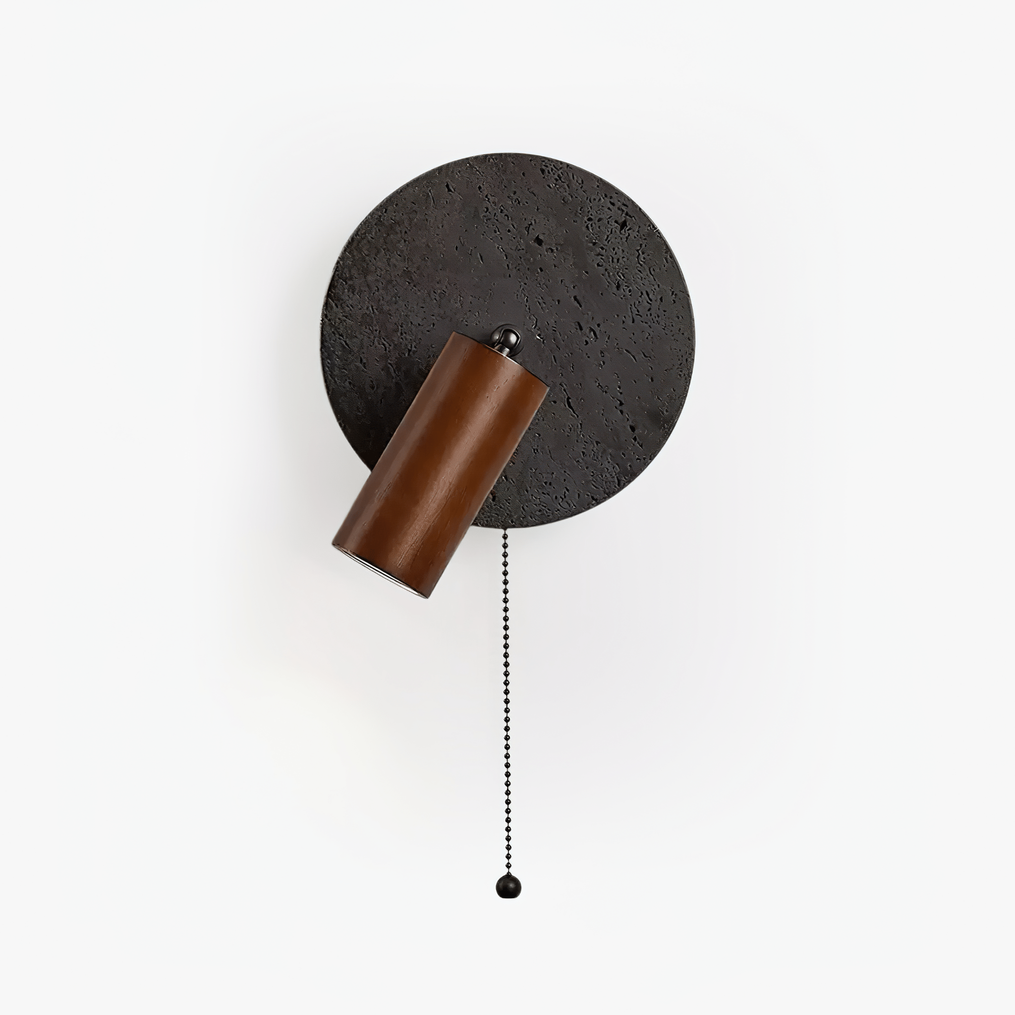 Jaxlen  Black Travertine Wall Sconce