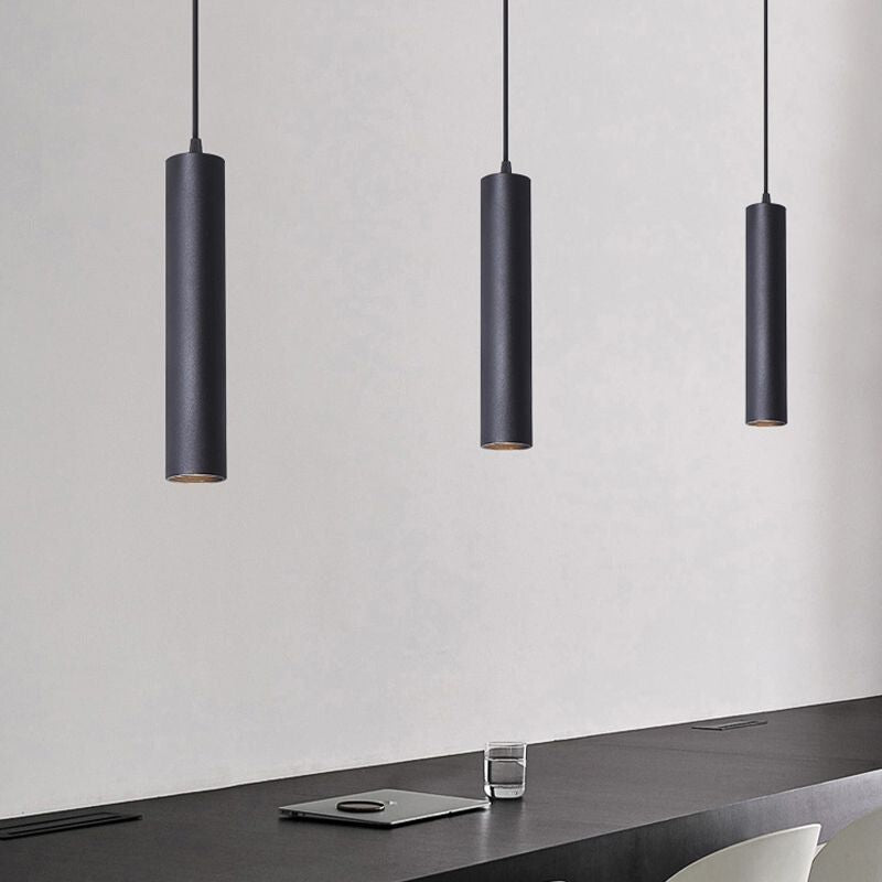 Arisha Modern Cylinder Shape Pendant Light Living Room - Neutral Decor