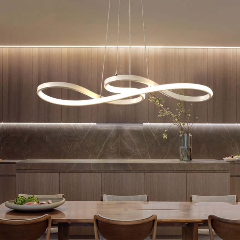 Arisha Modern Chandelier Linear Pendant Light Dining Room - Neutral Decor