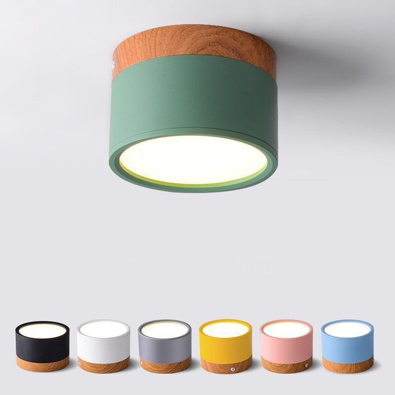 Valentina Modern Cylindrical /Acrylic Flush Mount Ceiling Light Hallway - Neutral Decor