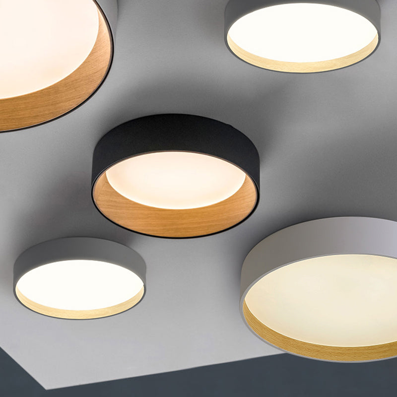 Arisha Modern Round Flush Mount Ceiling Light - Neutral Decor