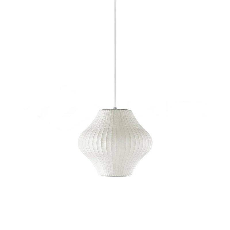 Ritta Pendant Light Bubble Mulberry Silk - Neutral Decor