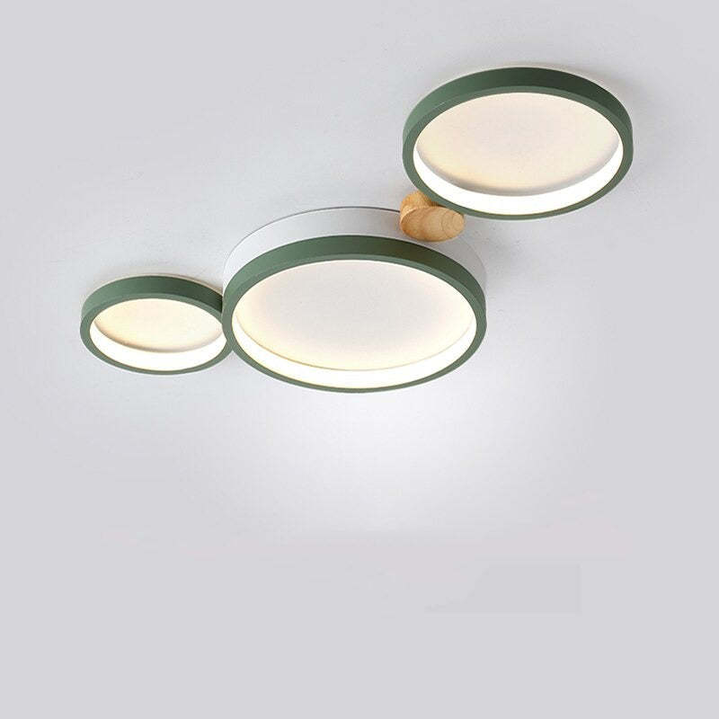 Arisha Round Flush Mount Ceiling Light Bedroom - Neutral Decor