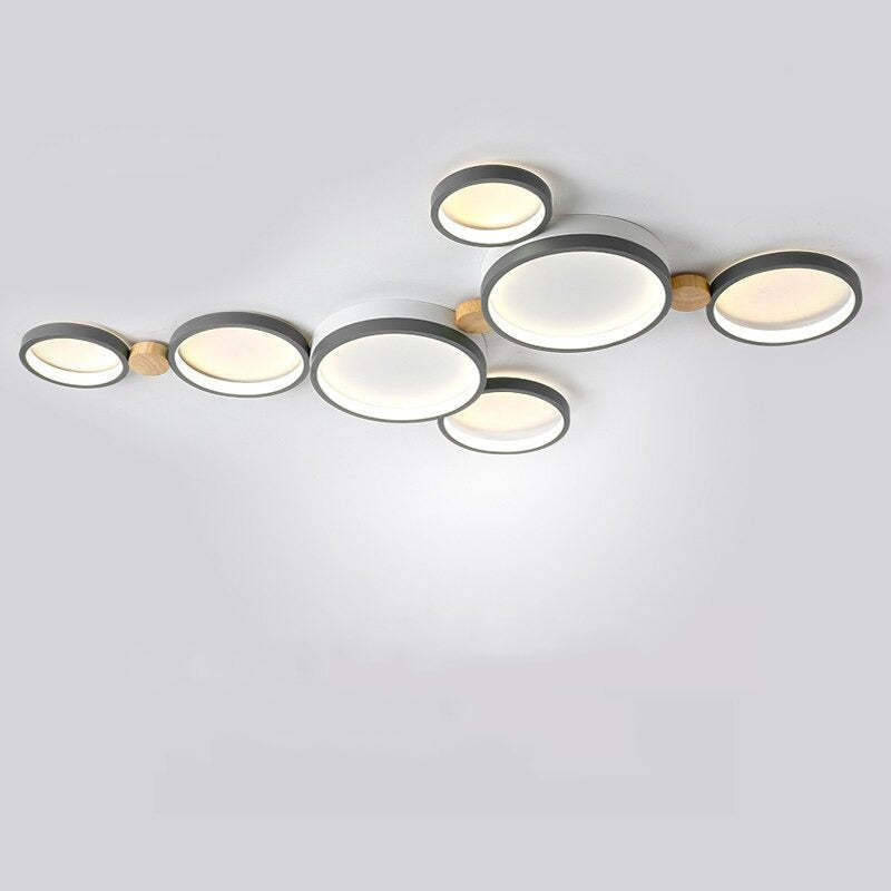 Arisha Round Flush Mount Ceiling Light Bedroom - Neutral Decor