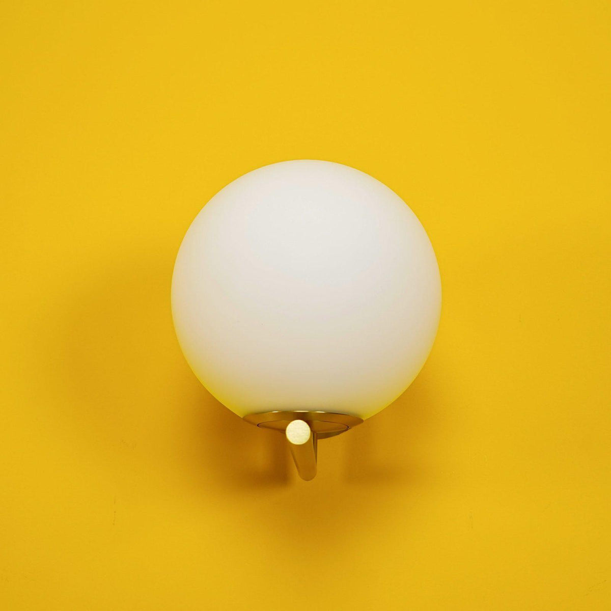 Joanna Modern Minimalist Opal Blown Glass Wall Lamp