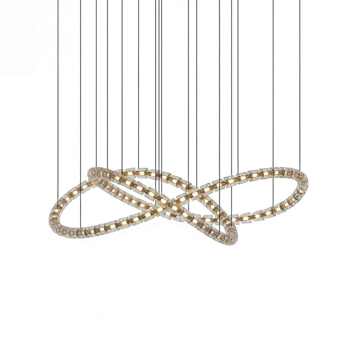 Nexus Gold  Crystal Chandelier