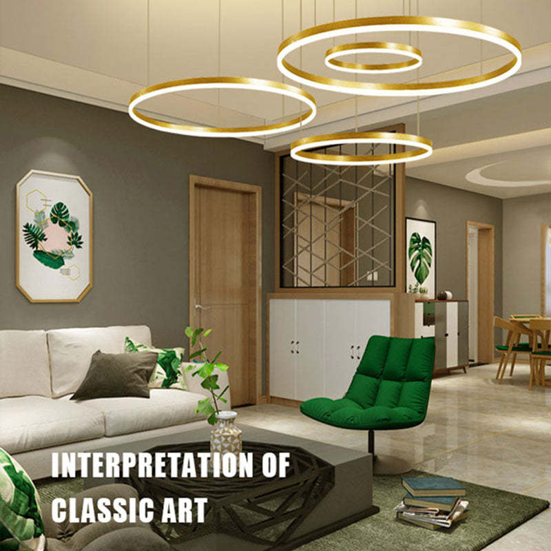 Arisha Modern Pendant Light Tir-Circle - Neutral Decor