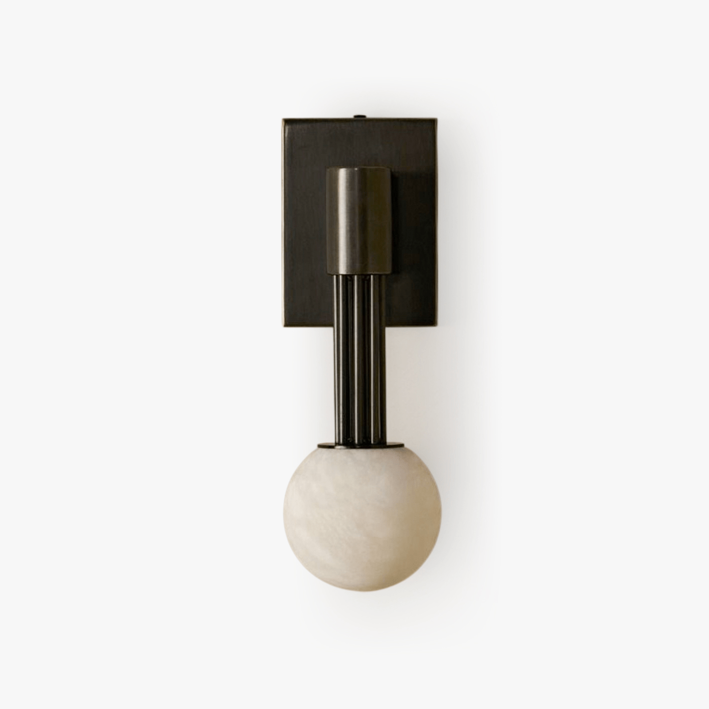 Rykde Alabaster Globe Indoor Wall Sconce