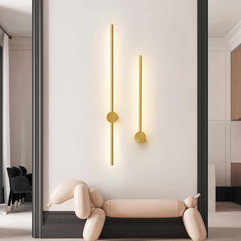 Nestx Brass Rod Minimalism Wall Lamp