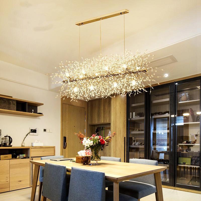 Haze Chandelier Crystal Dandelion with Crystals