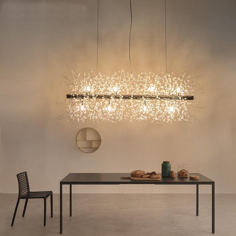 Haze Chandelier Crystal Dandelion with Crystals