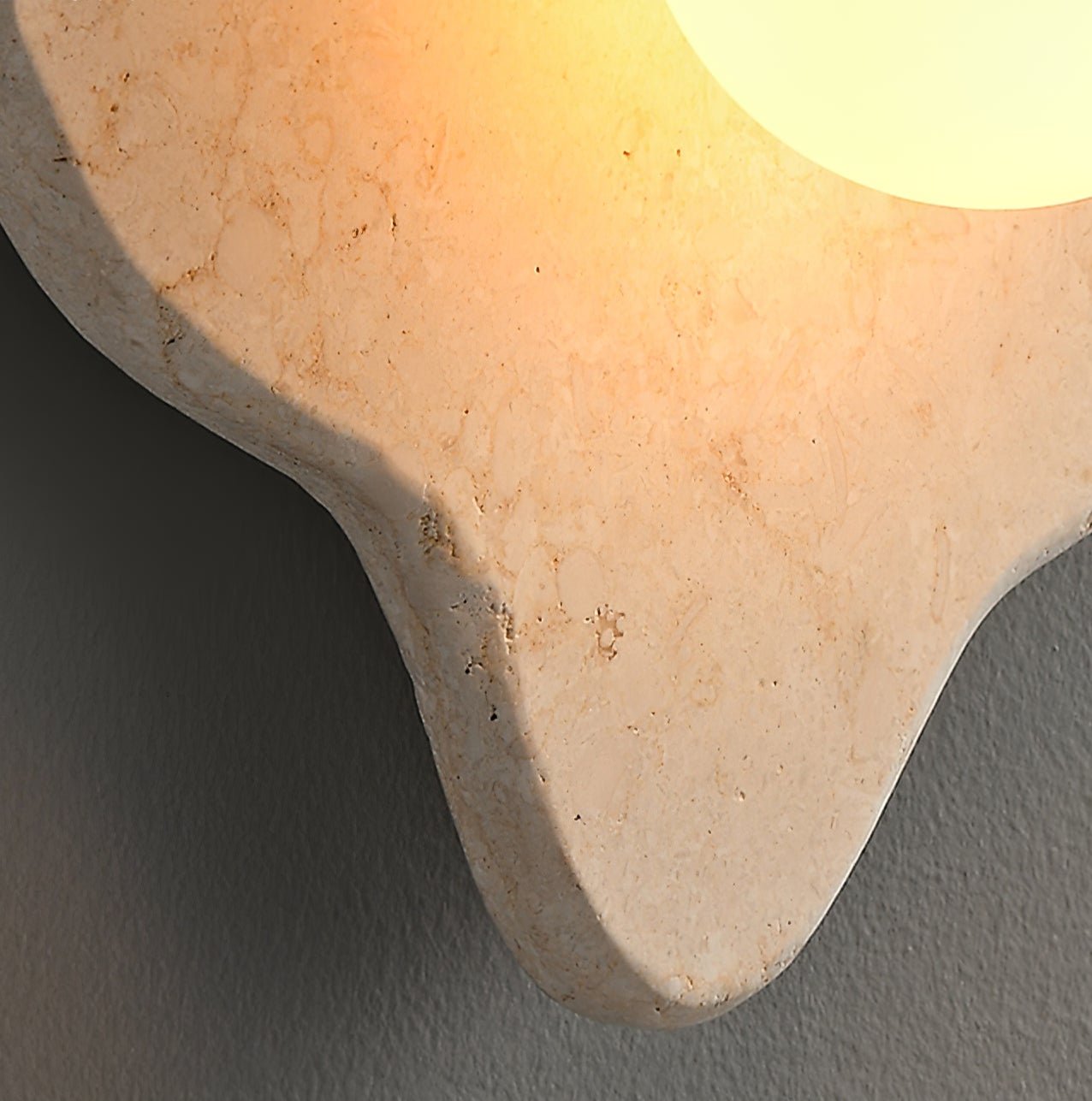 Bloom Rustic Marble Wall Lamp