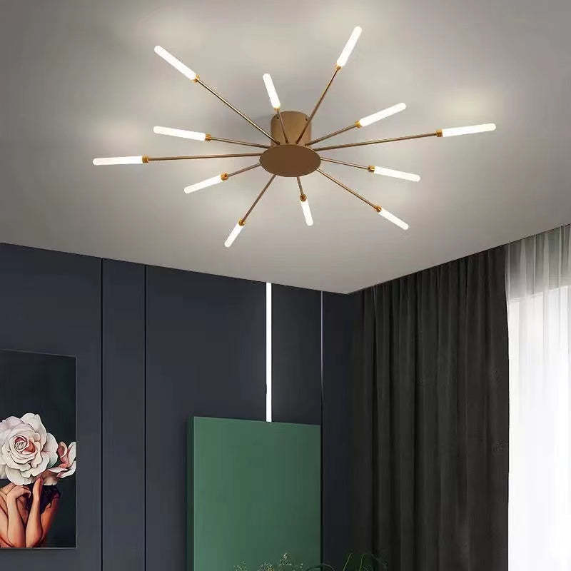 Arisha Fireworks Flush-Mount Ceiling Light Living Room - Neutral Decor