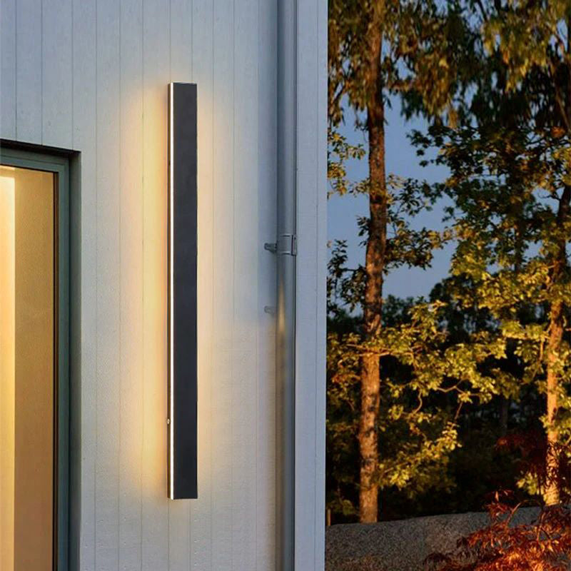 Silex Linear Outdoor Wall Lamp - Neutral Decor