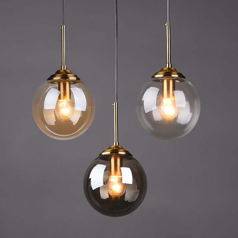 Valentina Designer Bubble Glass Pendant Light - Neutral Decor
