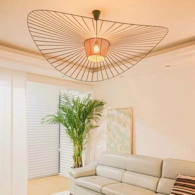 Ritta Modern Flower Fabric Pendant Light - Neutral Decor
