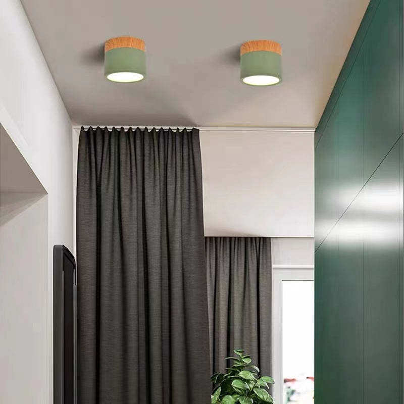 Valentina Modern Cylindrical /Acrylic Flush Mount Ceiling Light Hallway - Neutral Decor