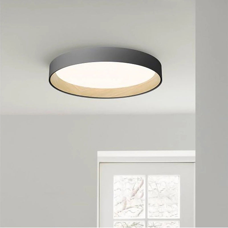 Arisha Modern Round Flush Mount Ceiling Light - Neutral Decor