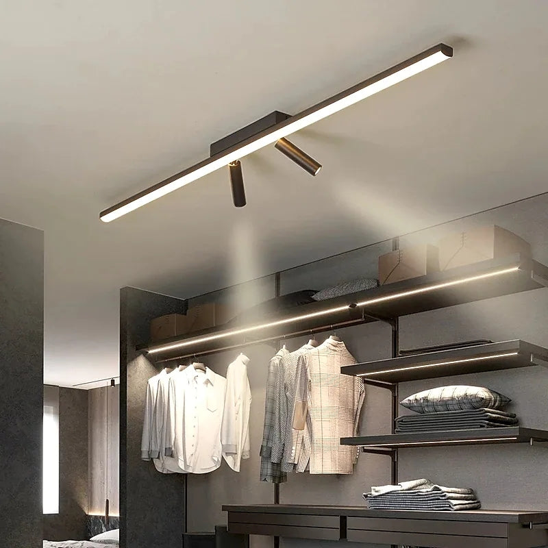 Aim Simple Linear LED Ceiling Light Spotlight - Neutral Decor